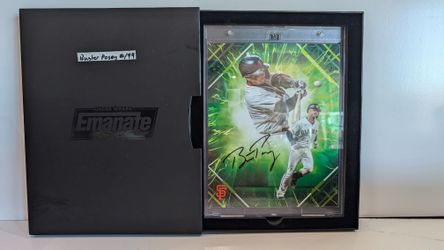 Buster Posey Signed 8x10 Photo Limited /99 Autograph SF Giants MLB Display