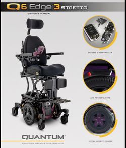 Quantum Q6 Edge 3 Stretto - Power Electric Wheelchair