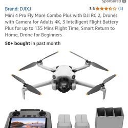 DJI Mavic Mini 4 Pro Drone With Rc2 Remote Contro