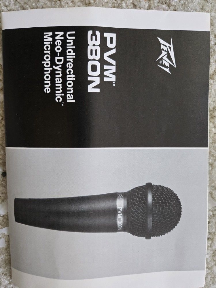 Peavy Microphone..Hard Carrier