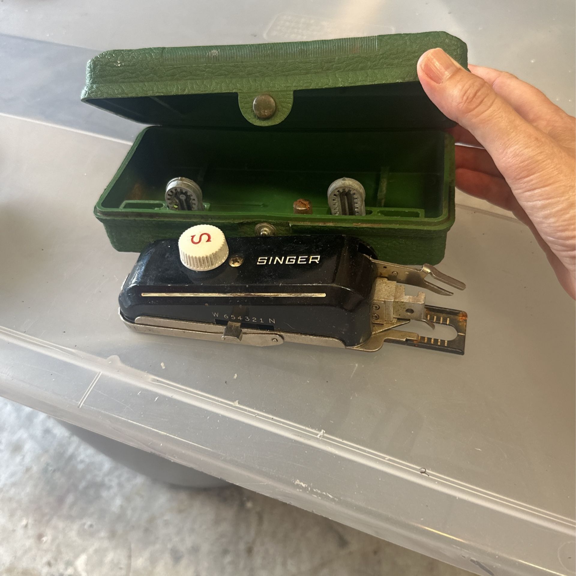 Vintage Singer Button Attachment