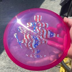 Sky God IV Purple Red/Silver/Blue Stamp