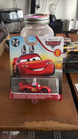 Disney Pixar Cars Metal Lightning McQueen as Easter Buggy