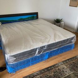 KING SIZE MATTRESS WITH BOXSPRING SET COLCHONES NUEVOS KING SIZE MATTRESS 