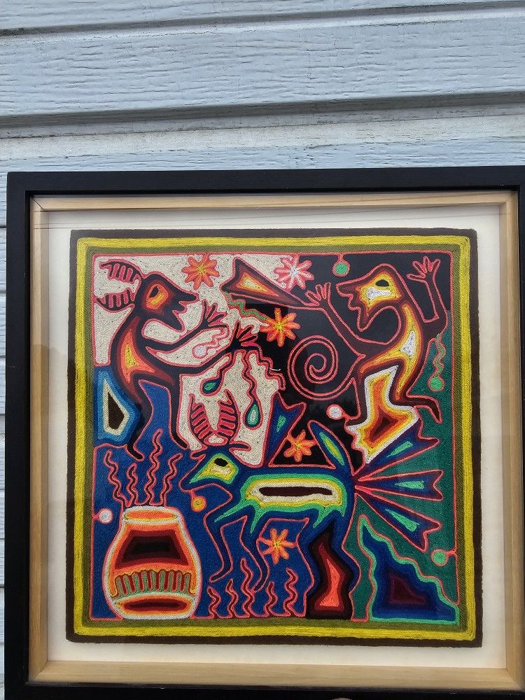 Huichol Art - Framed