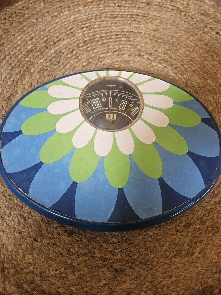 Vintage 1960s BORG Home Bathroom Scale
