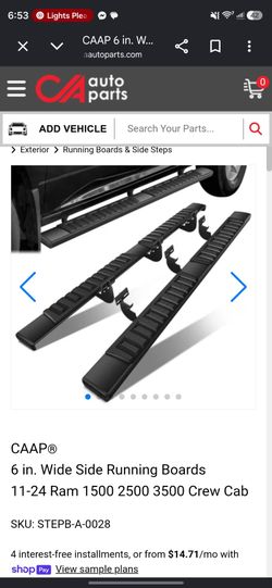 Dodge Ram Truck Running Boards