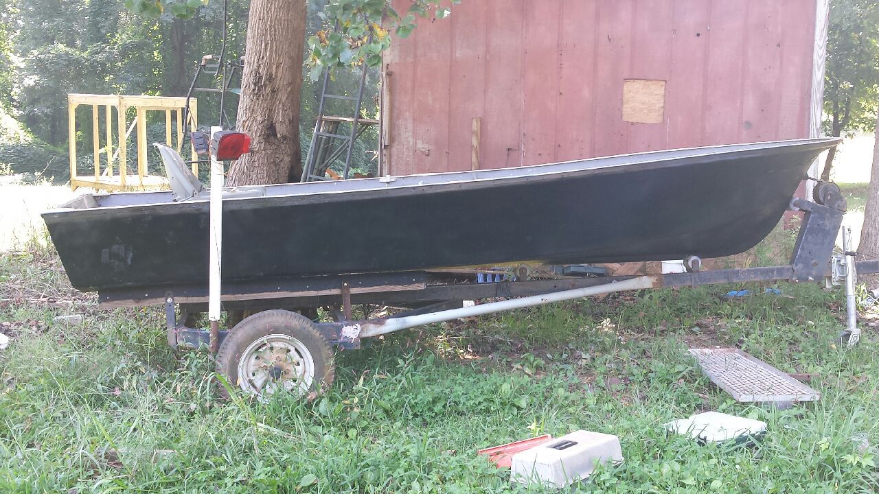 14 foot boat with trailer