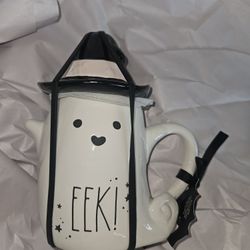 Rae Dunn Halloween Ghost Eek Mug
