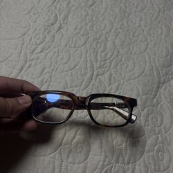 Leopard print chrome hearts glasses