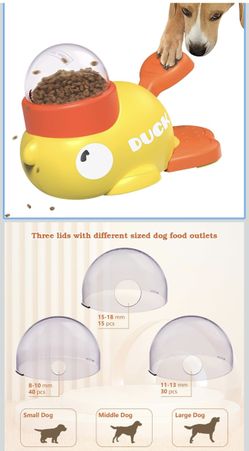 Dog Interactive Treat Dispenser Toy, Food Puzzle Slow Feeder