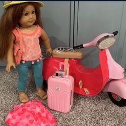 Authentic Travel American Girl Doll with Accessories
