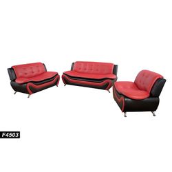 PICK UP 3-Pieces Sofa Sets Faux leather Upholstered Couches Sets for Living Room