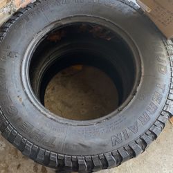 2 Mudd Terrain Tires 