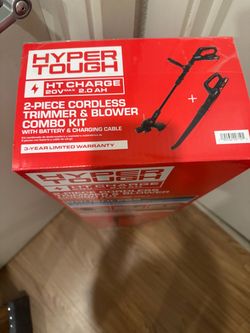Hyper Tough 20V Cordless Trimmer & Blower Combo Kit