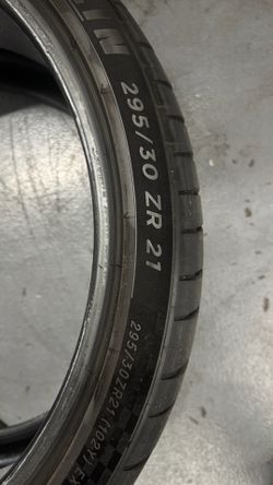Michelin Pilot Sport Tires – 295/30ZR21 (102Y XL) – Great Condition