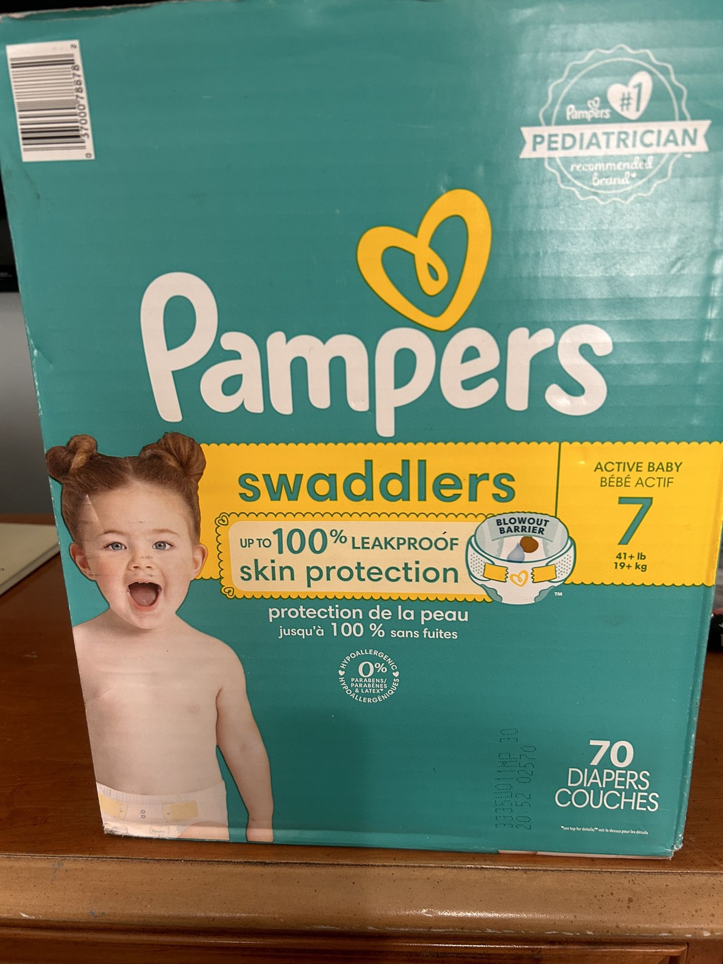 Brand New Pampers Diapers Swaddler Size 7