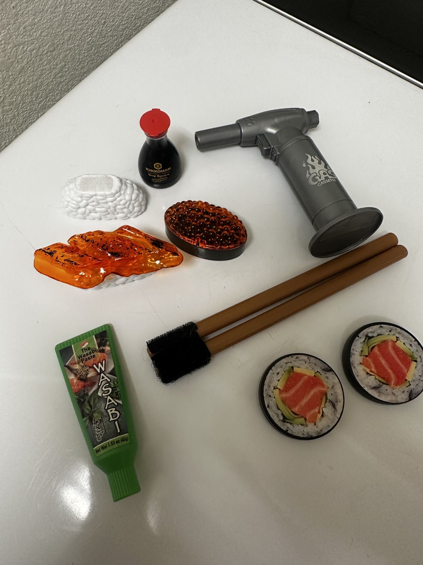 Sushi Playset With Torch Chopsticks & Wasabi