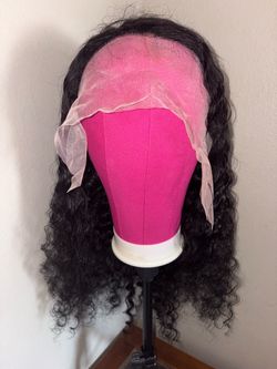 30 inch 13x6 Deep Wave Lace Frontal Human Hair Wig, 200% Density Pre-Plucked Free Part Wig for Black Women Daily Wear