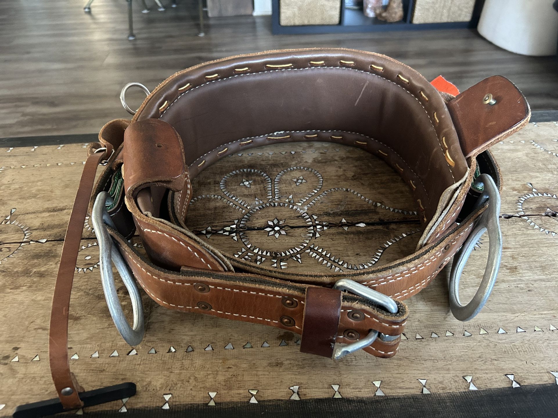 Linemen Safety Belt Full Leather,All Products : American Fashion Style Bags On Sale