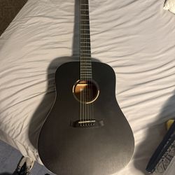 Blackbird Dreadnought Steel String Acoustic Guitar, Black