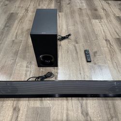 Sony HT-NT5 2.1 Soundbar + Wireless Subwoofer + Remote – Works Great