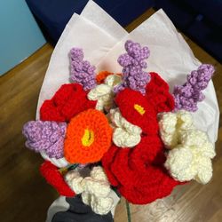 Crochet Flower Bouquet