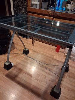 Melody Glass Top Drafting Table