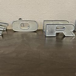 Vintage Ford 3" Letters Emblem Badge