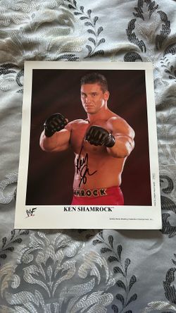 Ken Shamrock autographed photo