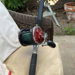 Penn Senator 114 HLW Aluminum Frame, Wide Spool