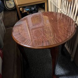 Round Nightstand/End Table