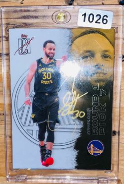 Stephen Curry Autographed Card