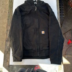 Carhartt Black Hooded Jacket 