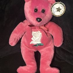 Rosie O’Donell Celebrity Bear Cancer Ribbon 1998