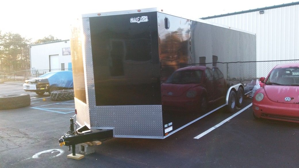 ENCLOSED VNOSE ALUMINUM TRAILERS ALL SIZES