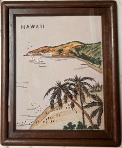 Vintage shell art