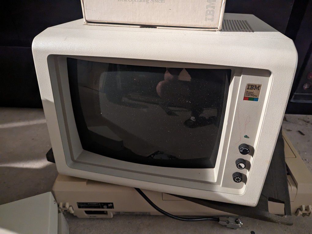 Vintage IBM Computer Monitor 