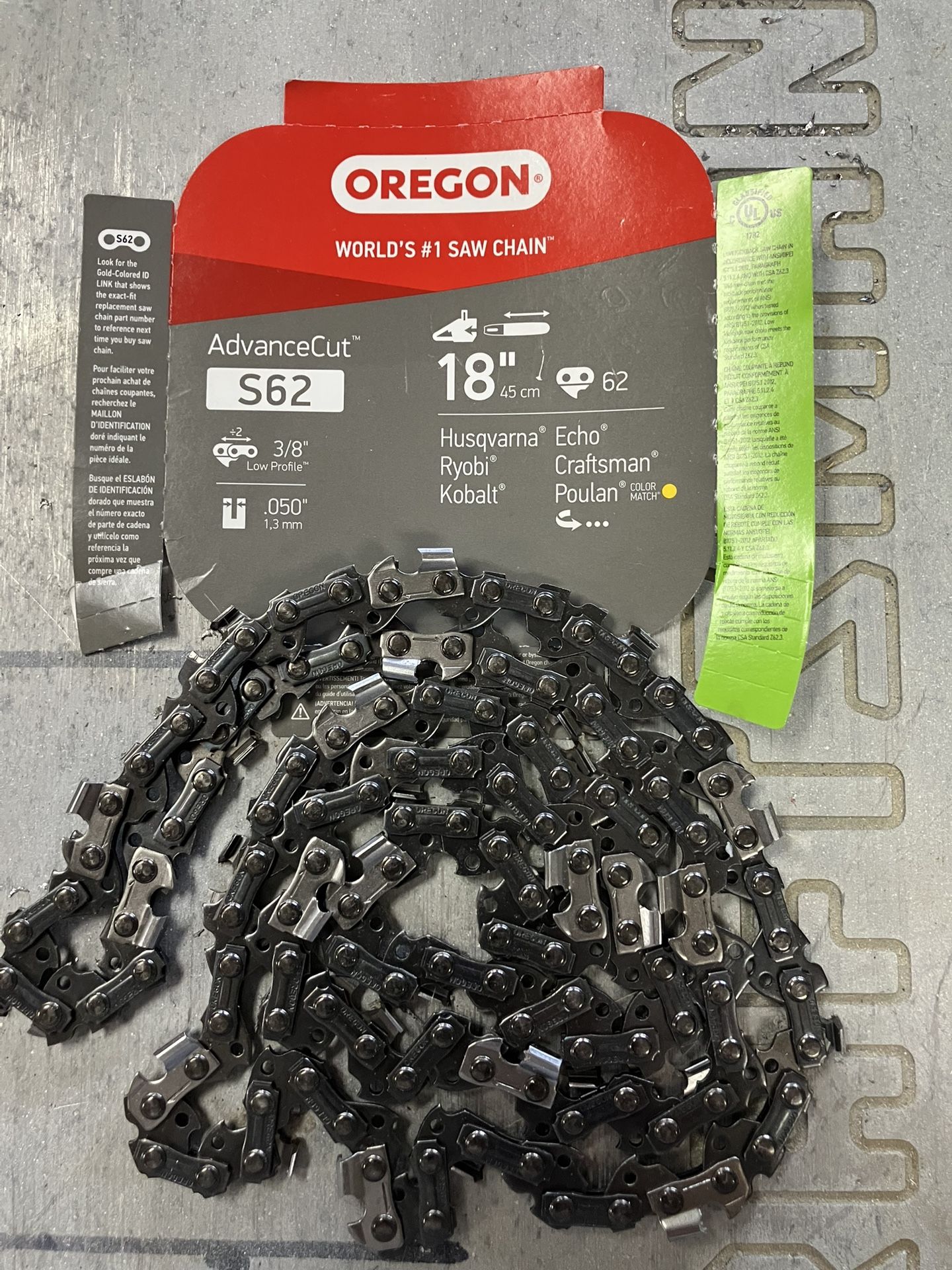 Oregon Brand 18” Bar Chain Saw Chain