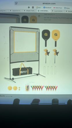 NEW Paddle Game w/Net. For Indoor & Outdoor, All-in-1 Outdoor Sports Kit with Rackets, Balls & Shuttlecocks for Beach, Backyard & Lawn Play 