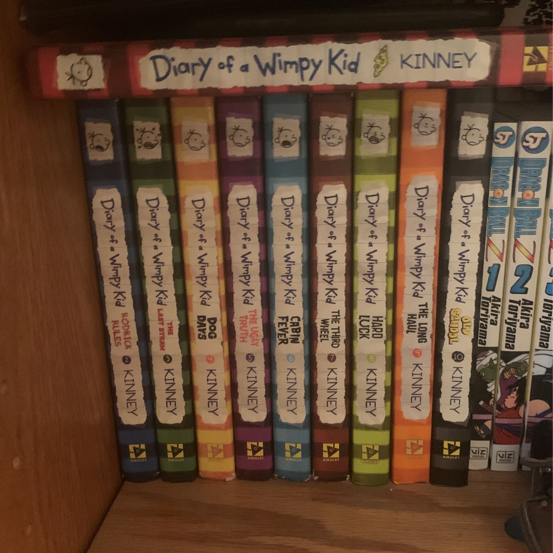 Diary of wimpy kid mint 1-10