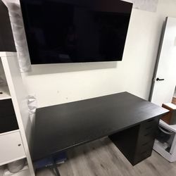 ikea  Desk Set Up + Drawers + Standing Leg 🦵🏽 
