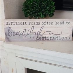 Wood Sign 