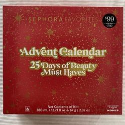Sephora Favorites 25 Days of Beauty Advent Calendar