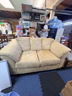 Clean loveseat
