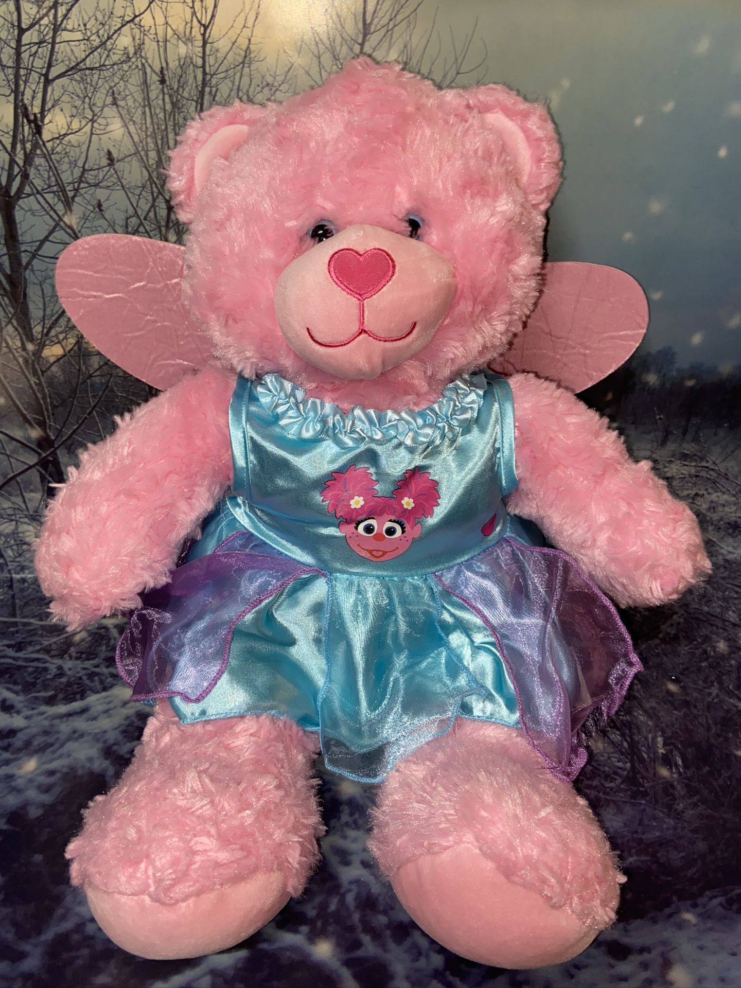 Build a Bear Abby Cadabby 17” pink Bear