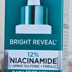 L'Oreal Paris Bright Reveal Niacinamide Dark Spot Face Serum, 1 fl oz