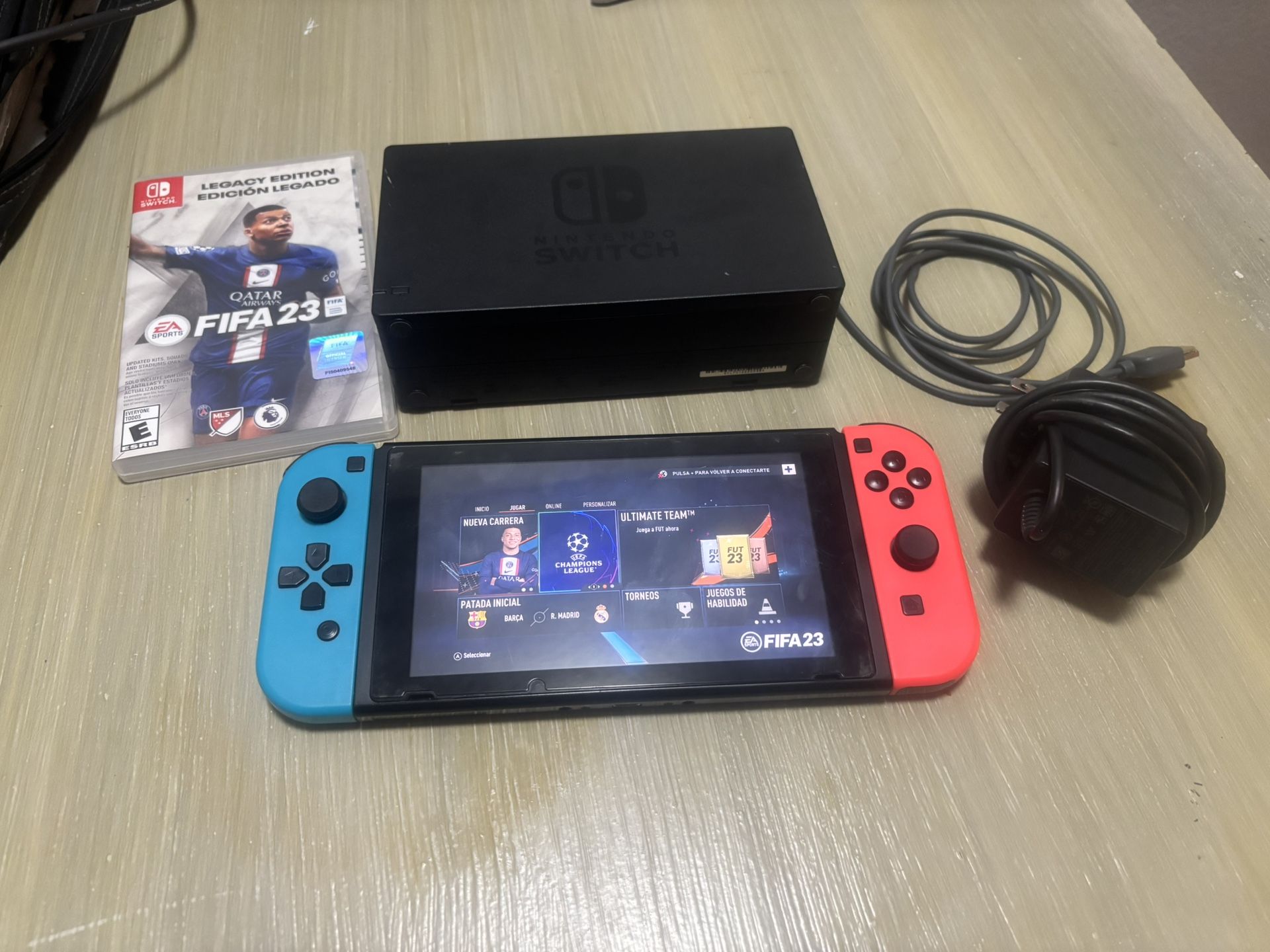 Nintendo Switch Full Set With FIFA 23