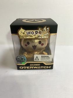 Overwatch Pachimari Goldimari UFO Mini Plush Hanger Blizzard Exclusive -New