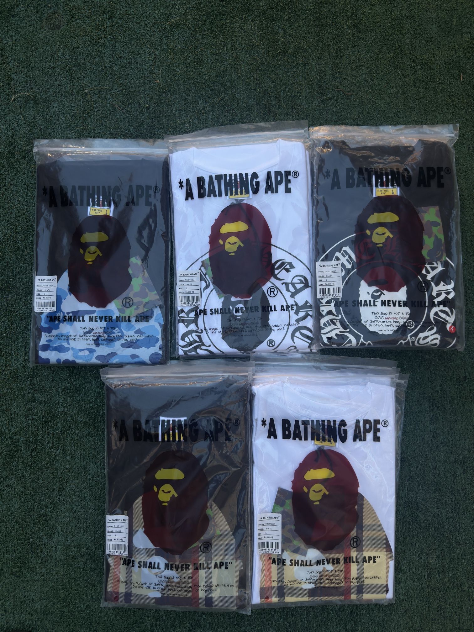 BATHING APE SHIRTS